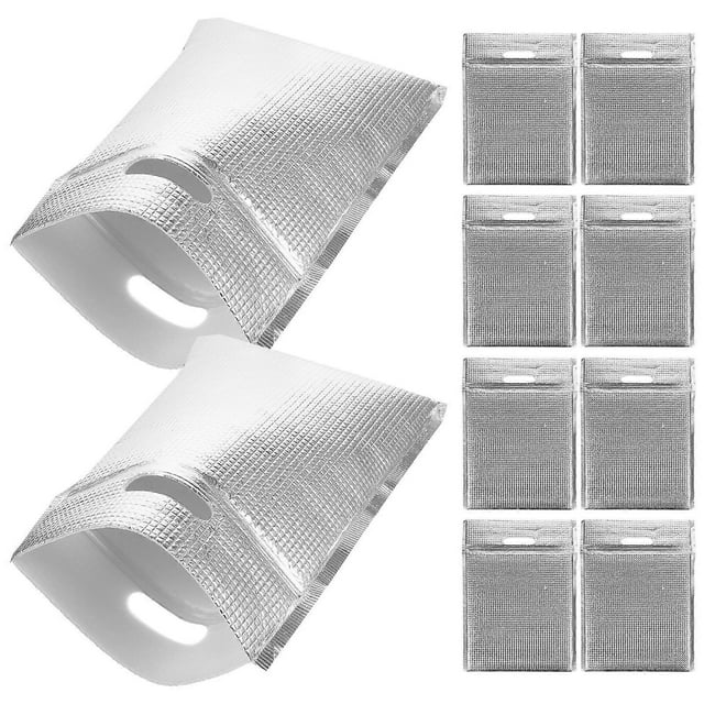 Insulated Snack Bags Reusable Aluminum Foil Pouches for Sandwiches, Cookies & Food Compact Design for Office, School & Outdoor Use