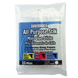 725R510 Full Size 10 Clear Hot Glue Sticks - 5 lb Box 