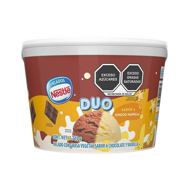 Helado Nestlé dúo chocolate y vainilla 3.3 l
