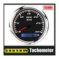 thumbnail image 2 of 85mm Car Boat Tachometer Gauge With LCD Hour Meter 0-3000 4000 6000 RPM Tach Sensor Marine Tachometers Red Backlight 12V/24V ,Wide Applicability, 2 of 7