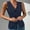 Navy, variant on Hvot&aat Women's Suit Vest Solid Color Business Button Sleeveless Waistcoat V-Neck Slim Tank Waistcoat Casual Blazer Tops