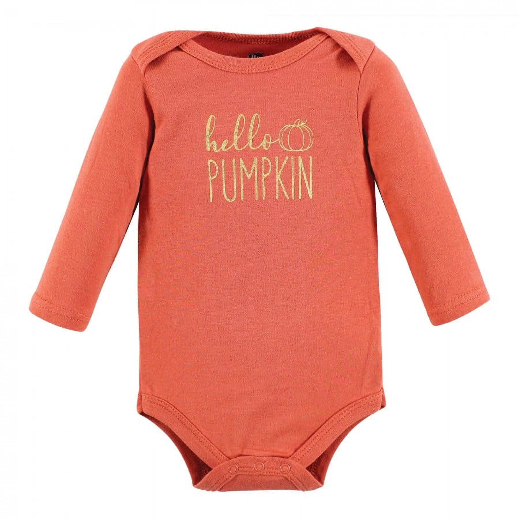Hudson Baby Cotton Long-Sleeve Bodysuits, 3-Pack, Newborn- 24 Months