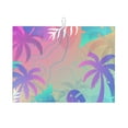 thumbnail image 1 of XMXY Dish Drying Mat for Kitchen Counter, Modern Colorful Tropical Plants Absorbent Coffee Cup Dishes Rack Drainer Mats, 18x24 Inches, 1 of 9