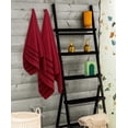 thumbnail image 4 of Utopia Towels 8 Piece Luxury Towel Set, 2 Bath, 2 Hand, and 4 Wash Cloths, 600 GSM Ring Spun Cotton, Highly Absorbent Viscose Stripe Towels, Ideal for Everyday use, Red, 4 of 8