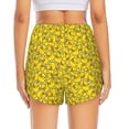 thumbnail image 2 of Lsque Ducky Cartoon Animal Yellow Printed Women's Running Shorts with Liner Pockets,Elastic Quick Dry Workout Athletic Gym Yoga Shorts,Womens High Waist Shorts-Large, 2 of 9