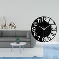 thumbnail image 2 of Estatua de elefante,Estatuas de elefantes de cerámica,figuras de elefantes,decoración,Reloj de pared grande,Reloj de pared acrílico silencioso moderno,Reloj de pared grande para, 2 of 8