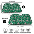 thumbnail image 3 of Haiem Tropical Leopard Car Windshield Sun Shade - Blocks UV Rays Sun Visor Protector, Sunshade to Keep Your Vehicle Cool, Universal Fit SUV Van Sedan-Small, 3 of 7