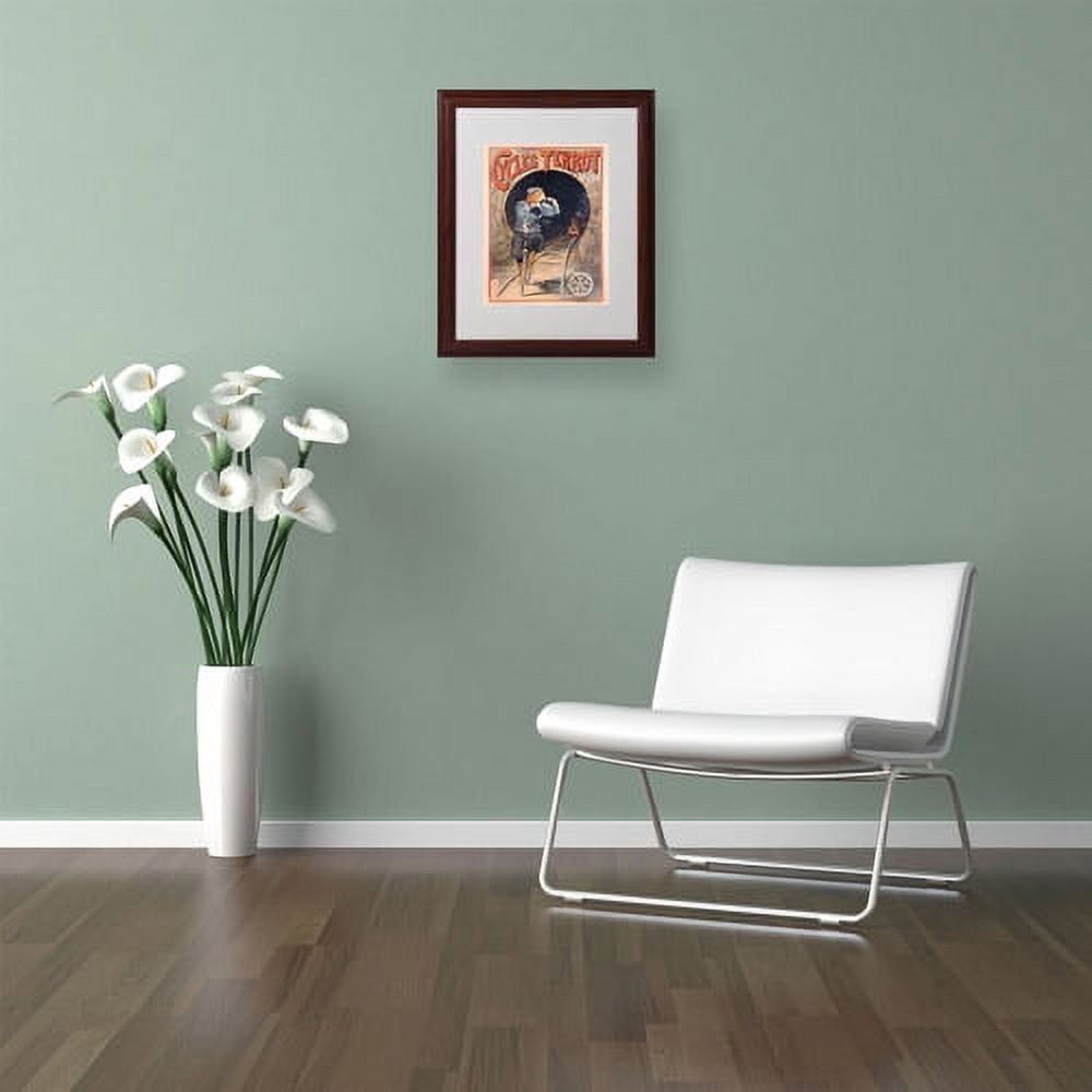 Trademark Fine Art "Cycles Terrot 1900" Canvas Art, Wood Frame
