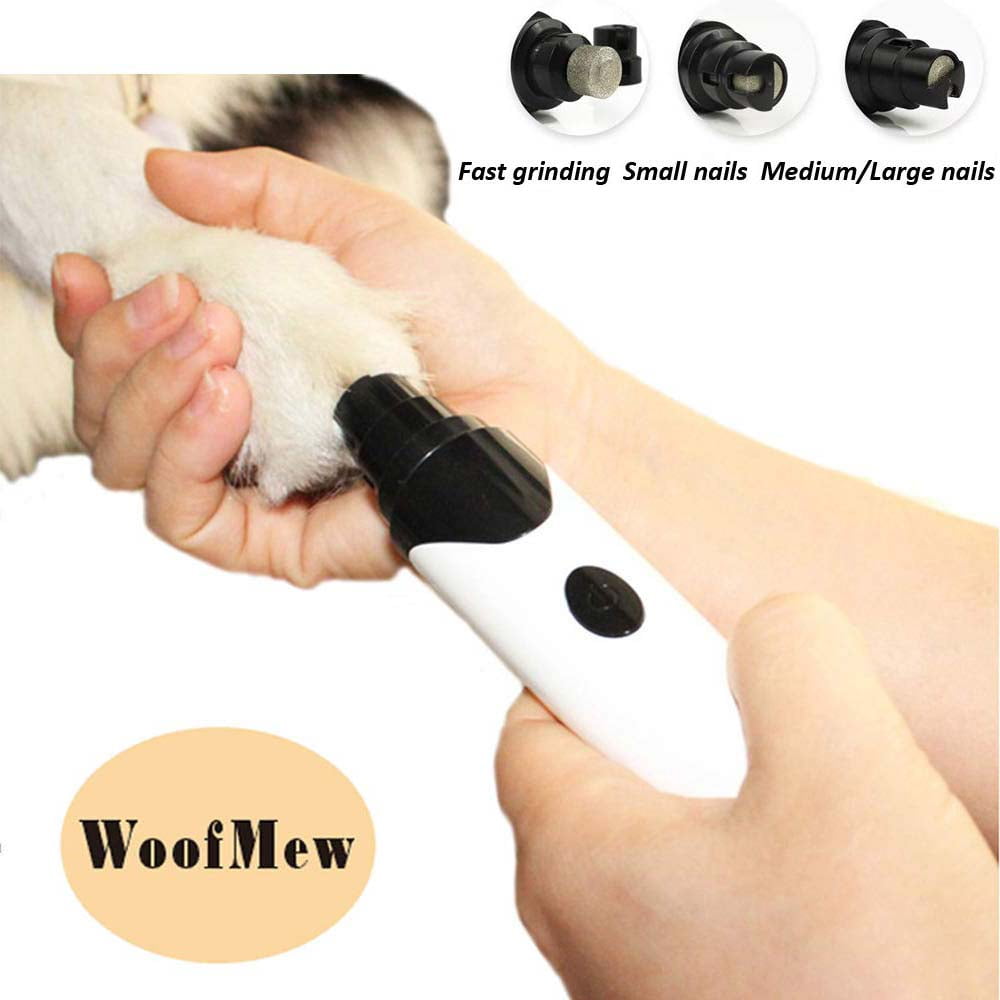 Painless Dog Nail Grinder Pet Nail Trimmer Powerful Dog Nail Trimmer Cat Claw Care Tool Pet Nail Trimmer Grinder Dog Nail Grooming for Small Medium