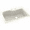 Bisque, variant on Swan Solid Surface Single Bowl Kitchen Sink (33" x 22") with 2 Faucet Holes