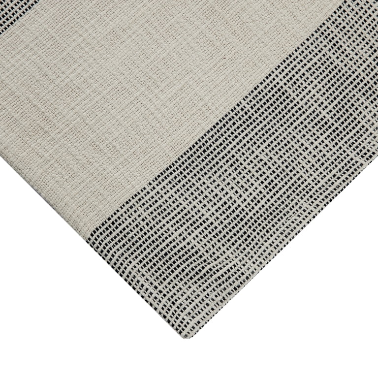 Better Homes & Gardens Jett Stripe Black & White Table Runner photo 3
