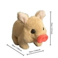 thumbnail image 3 of Pig Stuffed Animal, Mommy Pig Plush Kawaii Chirstmas Birthday Gift for Teen,Home Decor （Yellow）, 3 of 3