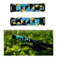 thumbnail image 3 of 2 Pcs Lockable Road Mountain Bike Grips, Shock Absorbing Anti-Slip Handlebar Grips for Bike Handle Bar , Colorful Triangle, 3 of 8