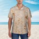 thumbnail image 2 of Balery Tortilla Camisas hawaianas de manga corta para hombre, camisas playeras de corte holgado, camisas de vacaciones con botones,Medium, 2 of 7