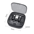 thumbnail image 2 of Compact Functional Travel Adapter with Storage for Phone Pad Charging and PC Computer Data Transfer, 2 of 8