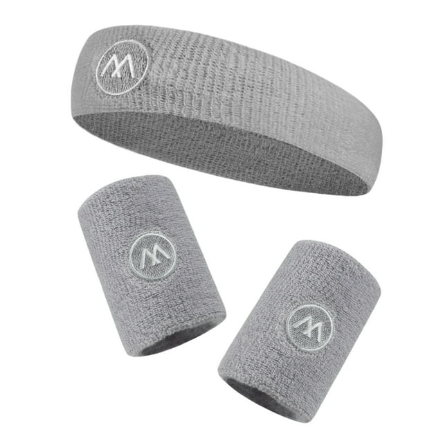 CSChome Athletic Sweat Bands Sports Sweat Bands Sweat-absorbing Quick-drying High Elastic Wrist Guards Protection Basketball