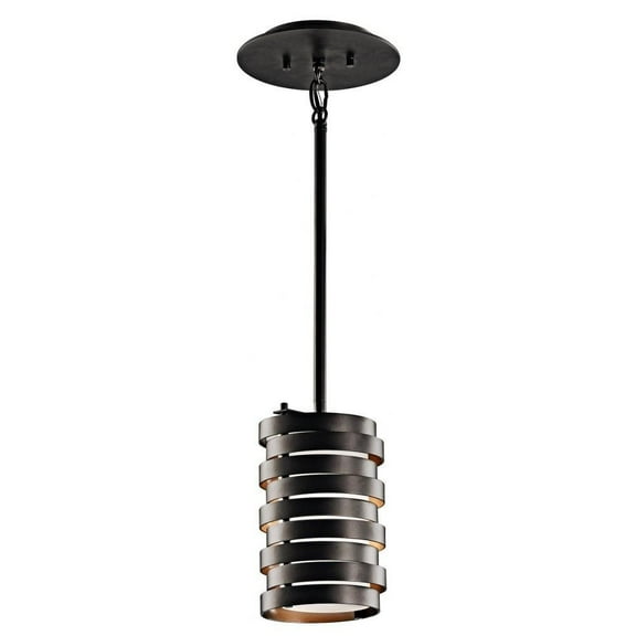 1 Light Mini-Pendant 5.25 inches Wide-Olde Bronze Finish Bailey Street Home 147-Bel-1228304