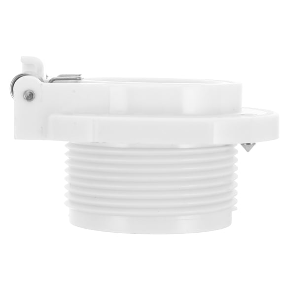 LEORX 1Set Pool Vacuum Lock White Plastic Safety Wall Fitting For Swimming Pool Cleaners