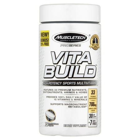 MuscleTech Active Nutrtion Pro-Series Sports Multivitamin Supplement, 75 Count
