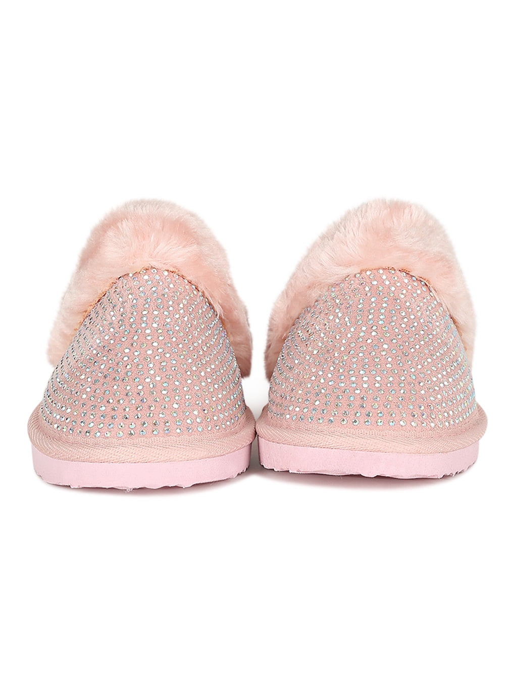 womens faux fur mule slippers