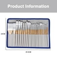 thumbnail image 2 of Artist Paint Brush Set, 24pcs Painting Brushes Set with Canvas Roll for Acrylic, Watercolor, Gouache, Multi size, 2 of 5
