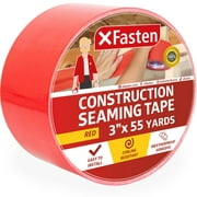 XFasten Construction Seaming Tape Red, 3" x 55 Yards