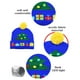 thumbnail image 4 of xihome Gorro navideño LED con diseño de Pap Noel iluminado, gorro de invierno de acrlico tejido para fiestas navideñas y proteccin para las orejas en climas fros, 4 of 6