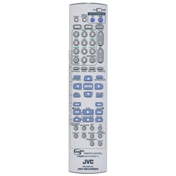 Jvc Rmsdr044u P N Rmsdr044u Dvd Vcr Combo Player Remote Control New Walmart Com Walmart Com