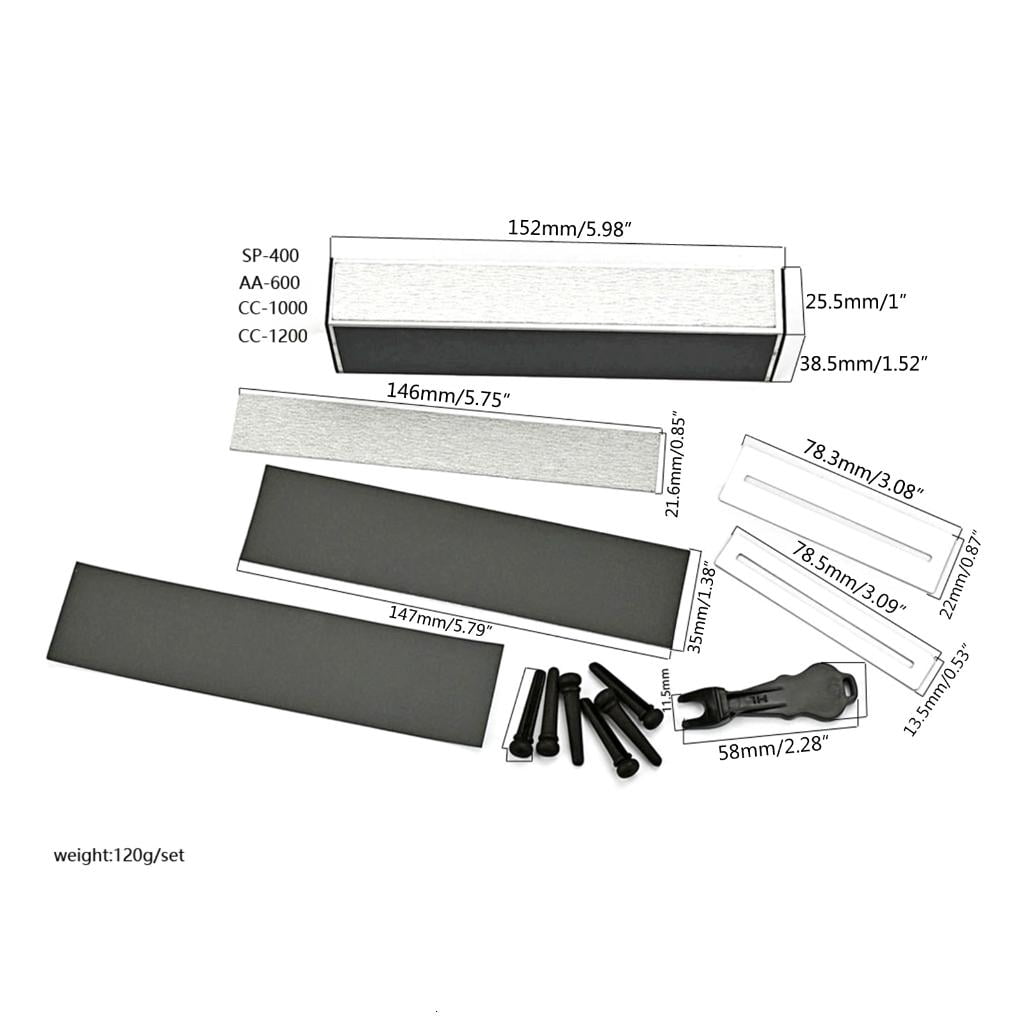 Yihuala Guitar Fret Leveler Beam Leveling , Fingerboard Guard Protector, Sanding Paper Guitar Fingerboard Luthier Tools Set