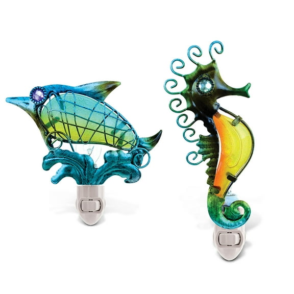 Puzzled Night Light Dolphin and Sea Horse