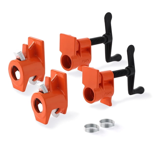 Pinza PONY para pegar tubos de madera, paquete de 2 unidades para tubos de 3/4 pulgadas