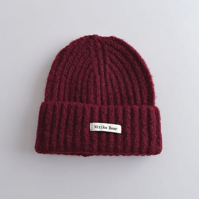 YUNAFFT Bonnet Alphabet pour Enfants Chaud Décontracté Extérieur Hiver Style Ludique de Rue