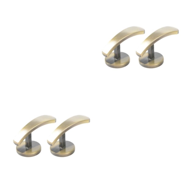 Bearachild 2 uds gancho de Metal montado práctico gancho para colgar en la pared autoadhesivo soporte de cortina para el baño del hogar bronce Bronce Verde 2Conjunto