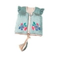 thumbnail image 4 of Vsenkes Kids Swim Vest Boys Girls Swim Jacket for Beach Playing Green Stripes, 4 of 9