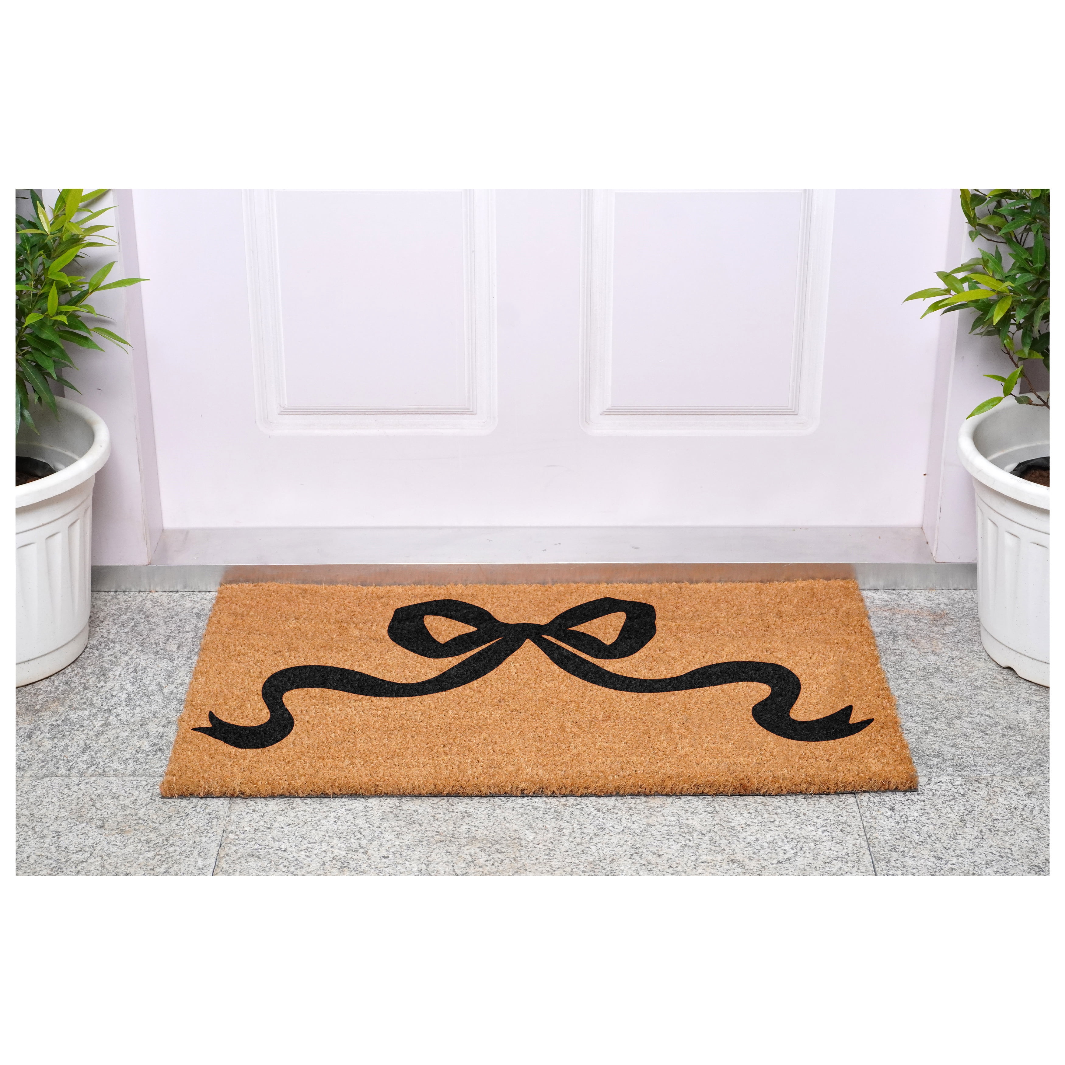 Calloway Mills 117481729 Pretty Black bow, 17" x 29"