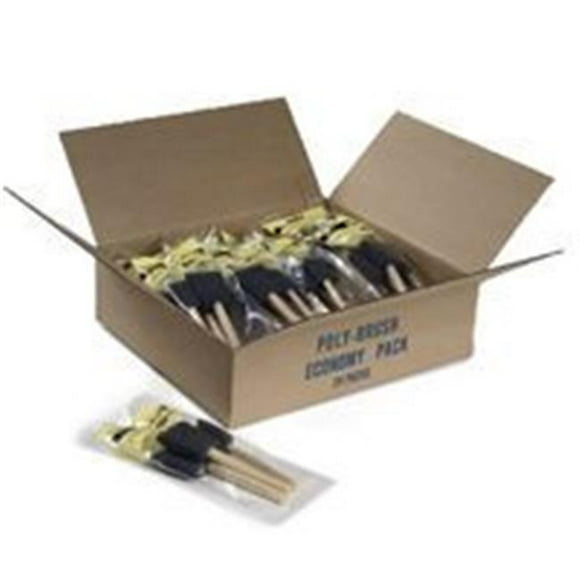 JEN Brosses en Poly-Éponge 3/Pkg-1 Pouces, Largeurs 2 Pouces & 3 Pouces 123