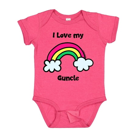 

Inktastic I Love My Guncle Gift Baby Boy or Baby Girl Bodysuit