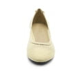 thumbnail image 3 of Ollio Women's Shoes Dots or Floral Lace Breathable Round Toe Ballet Flats F1234, 3 of 6