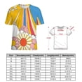 thumbnail image 2 of Nostalgic Vintage Floral Women's Short Sleeve Tops Casual Blouses T Shirt, 2 of 6