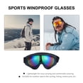 thumbnail image 3 of KAKOWELY 1 Pair Windproof Protection Goggle Durable Outdoor Skating Ski Eyes Protector,7.09"X3.15"X0.79", 3 of 5
