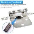 thumbnail image 2 of Pcs Door Hinge Self Closing Hinge Cold Rolled Steel Material Spring Hinge with Damper for Door Closet Shoe Cabinet Bookcase Wine Cellar, 2 of 5