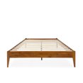 BME Keelin 15" Platform Bed Frame Queen, Modern, Solid Wood Bed
