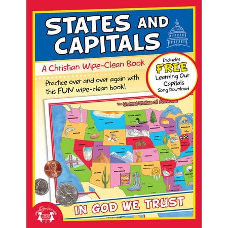 - States and Capitals Christian Wipe-Clean Workbook