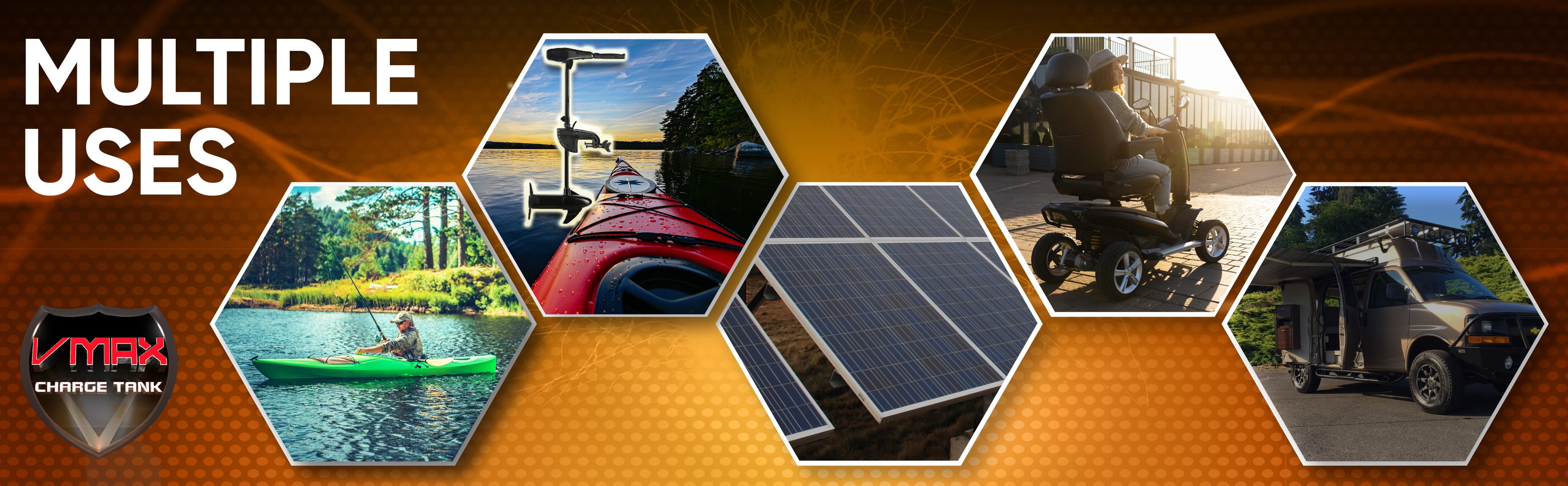 VMAXTANKS AGM 12 Volt Vehicle Battery Group Size U1, 850 CCA