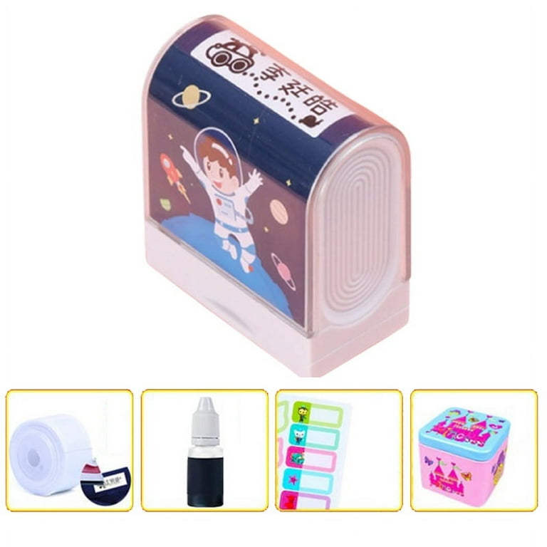 Panda Clothing Stamp Kids Custom Name Stamp for Kids Kid Clothes Label  Rubber Stamp or Self Inking Stamp 0.5 X 1.5 STC004 