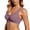 Purple, variant on Women's Wireless Push Up Bra Adjustable Seamless Comfort Wireless Bralettes Medium Support Workout Yoga Bra Grey, Size 46