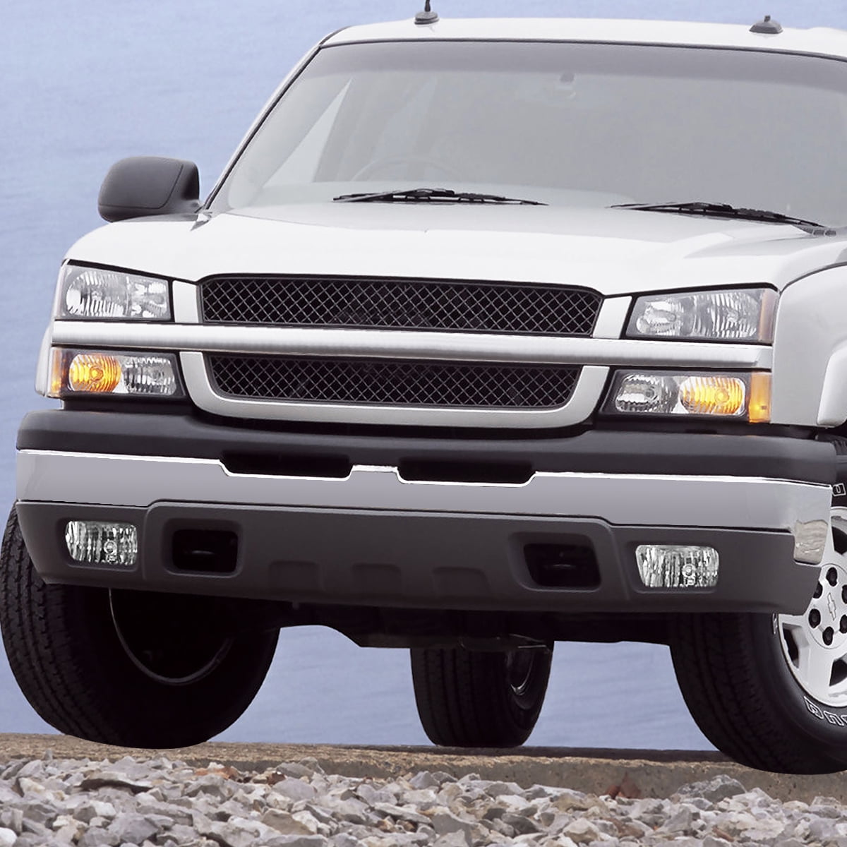 DNA Motoring For 04-07 Chevy Silverado 1500 2500 3500 HD Clear Lens Bumper Fog Light Lamps Pair