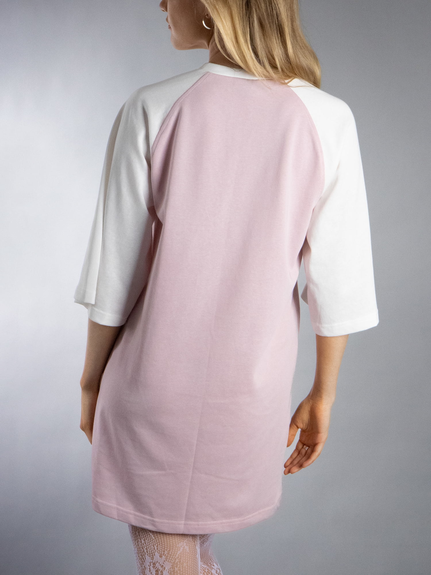 DARING DIVA Women's StarStruck Oversized T-shirt Dress XL Pink