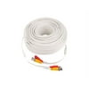 VONNIC Cable CB200W 200ft CCTV Siamese Cable with Power Connectors White