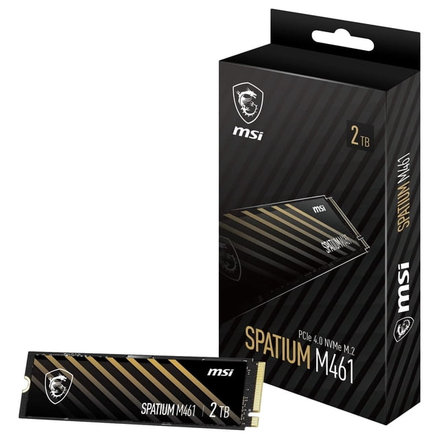 SSD interno MSI SPATIUM M461 2 TB PCIe 4.0 NVMe